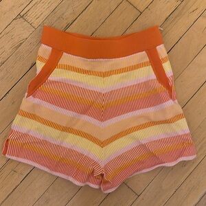 Solid & Striped Striped Knit Shorts